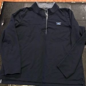 LL Bean Mens Navy Pullover XL